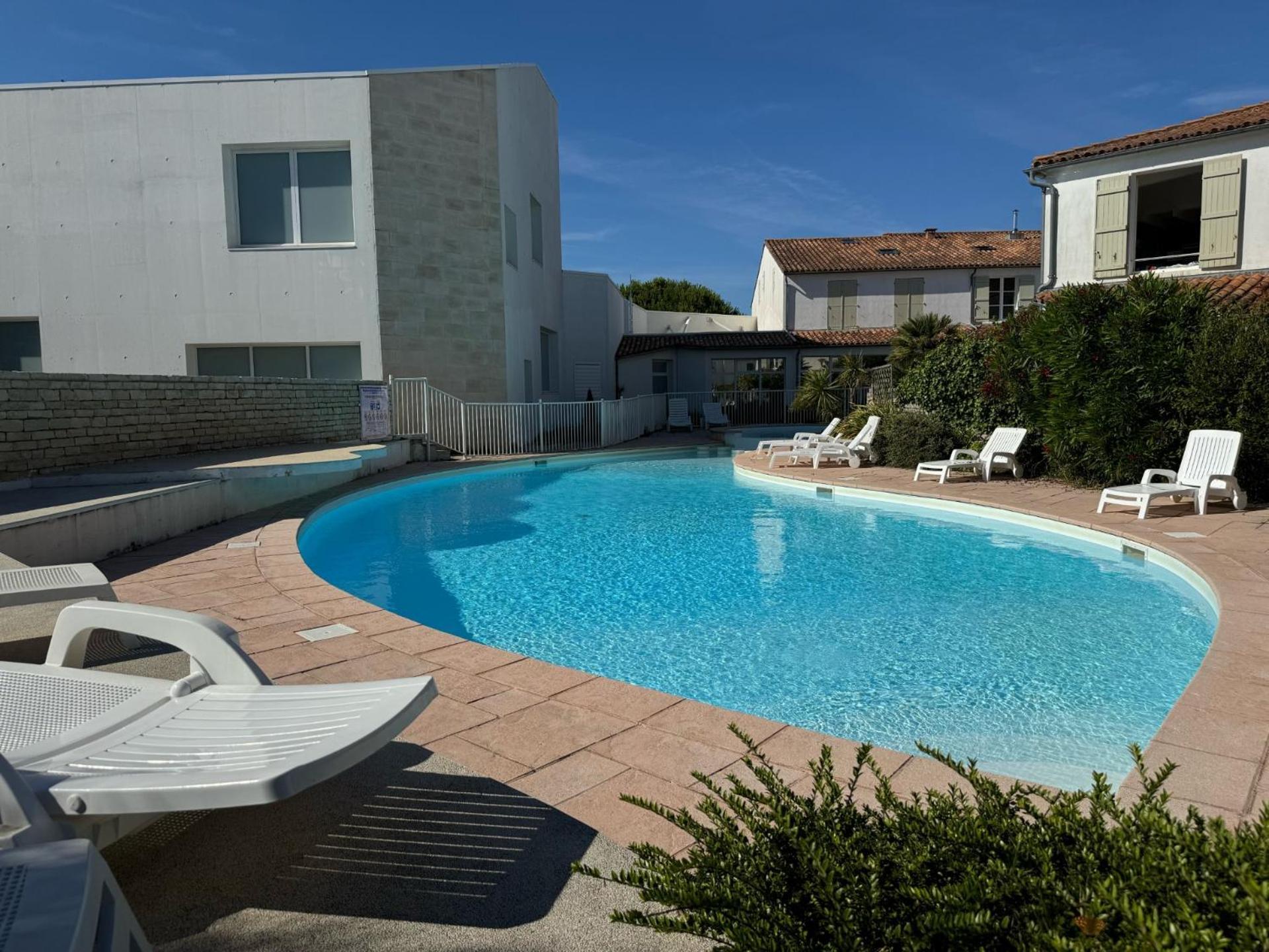 L'Annerie - Piscine La Couarde-sur-Mer Exterior foto